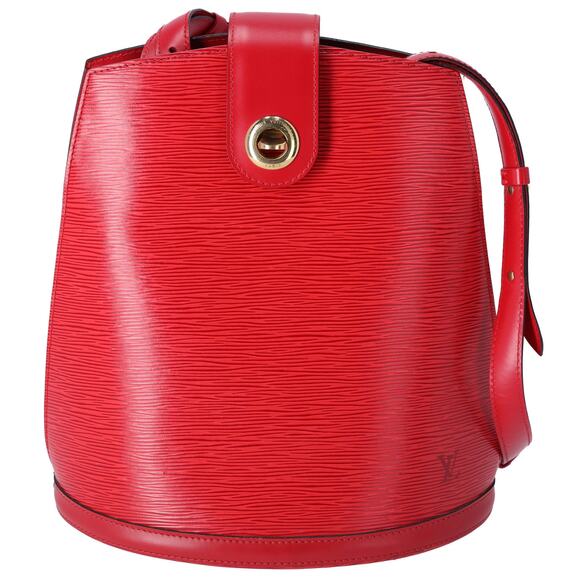 Louis Vuitton Cluny Epi Shoulder Bag M52257 Castilian Red Leather - Picture 1 of 9